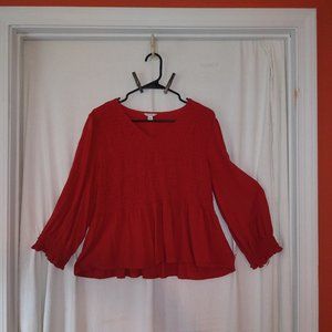 Est. 1946 Red Ruffle Top